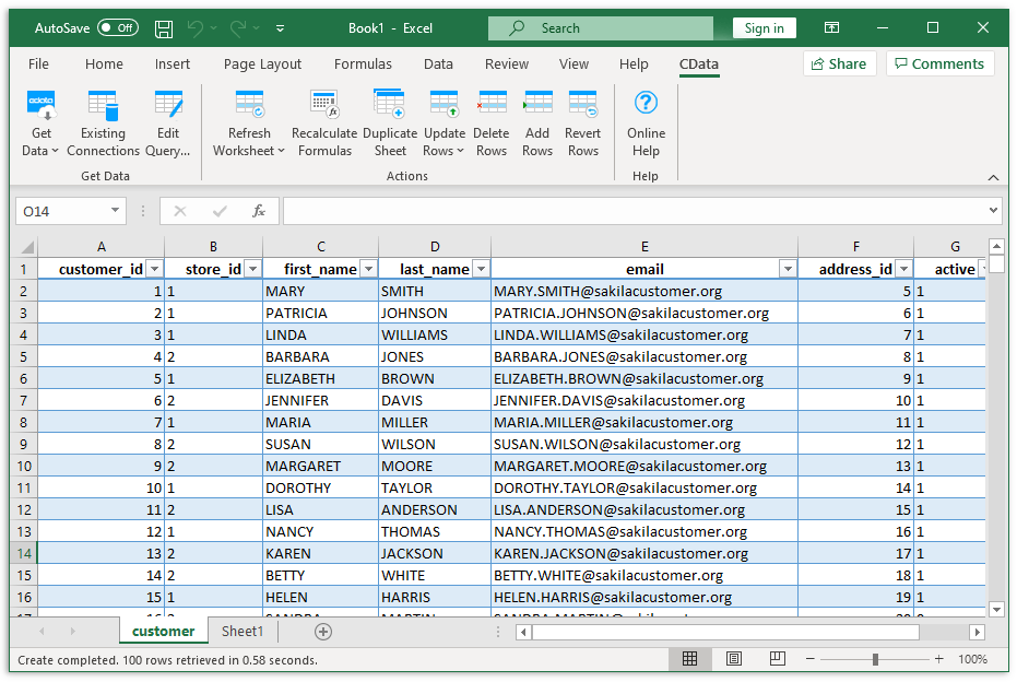 Excel Add-In for IBM DB2