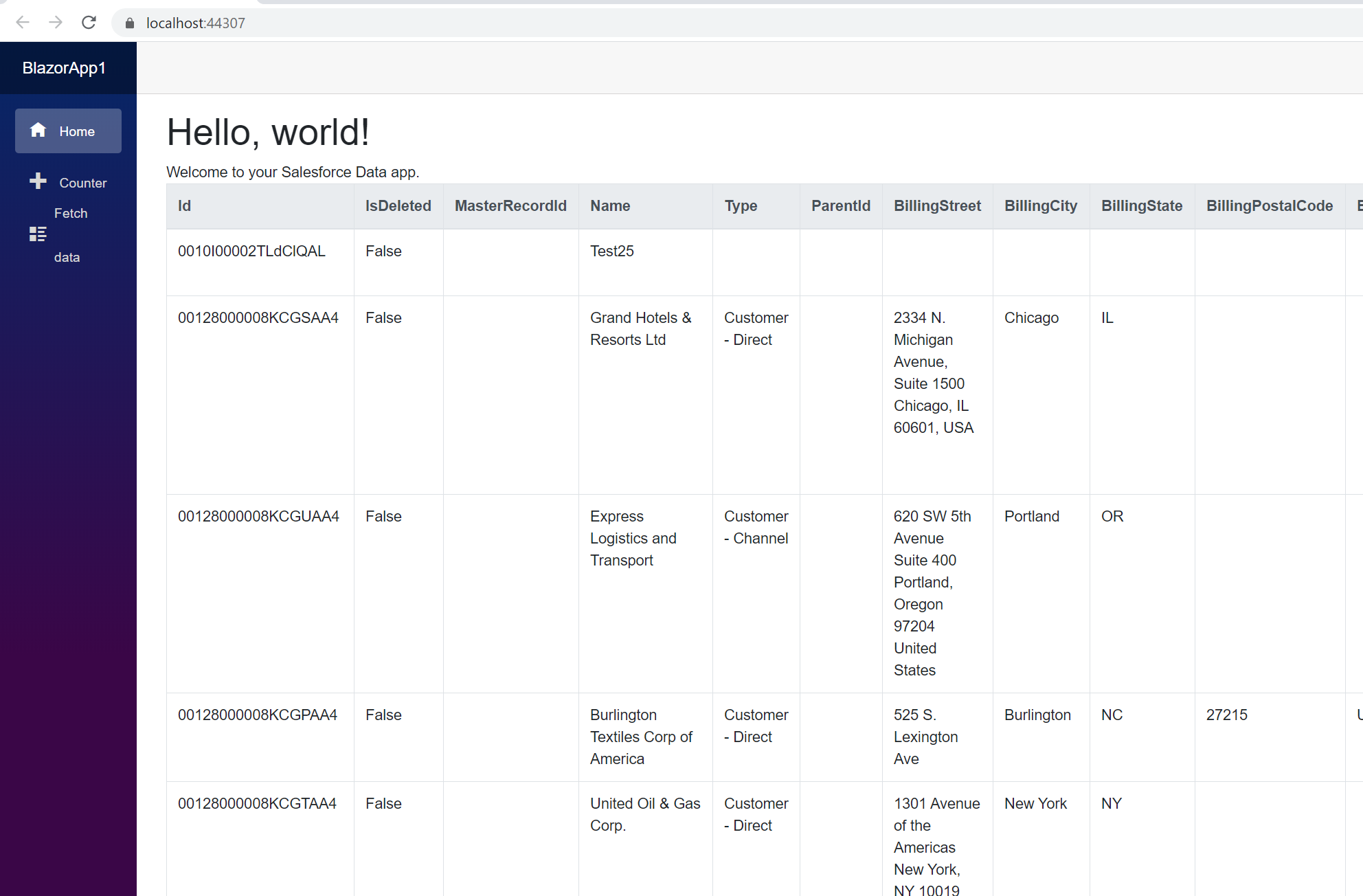 ADO.NET for xBase の.dll をBlazor アプリから参照