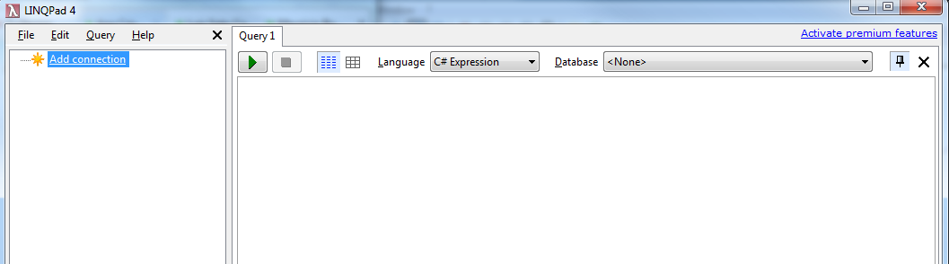 接続の追加をクリック
