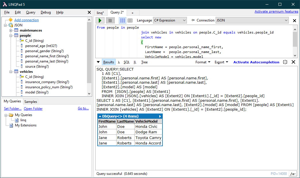LINQPad からGitHubに接続