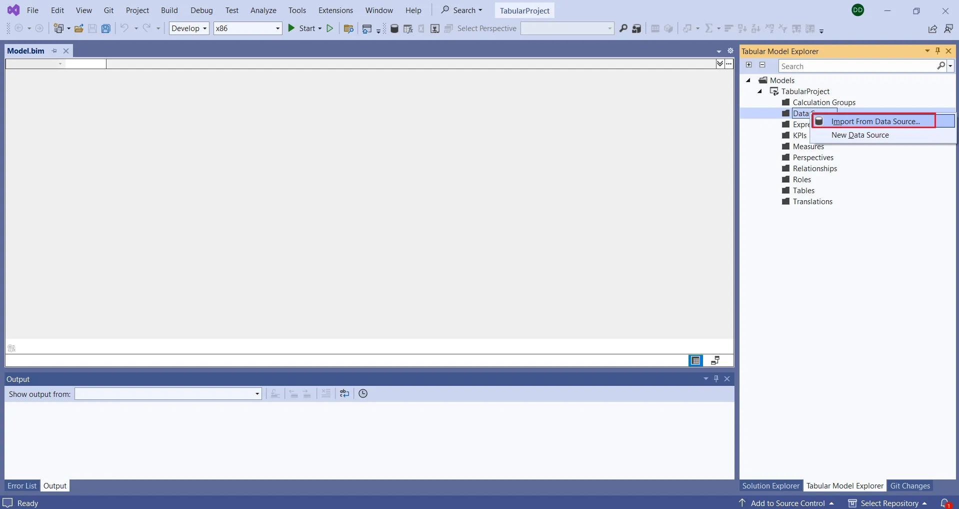 プロジェクトを作成