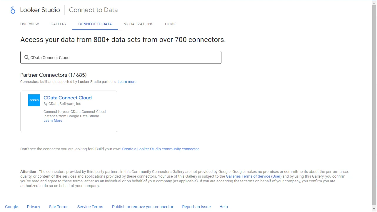 Looker Studio で新しいデータソースを作成