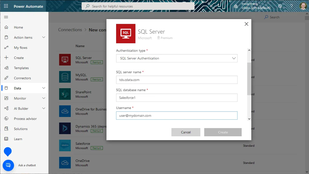 Connecting to Connect AI