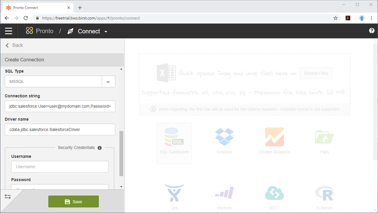 Configure the Connection (part 2)