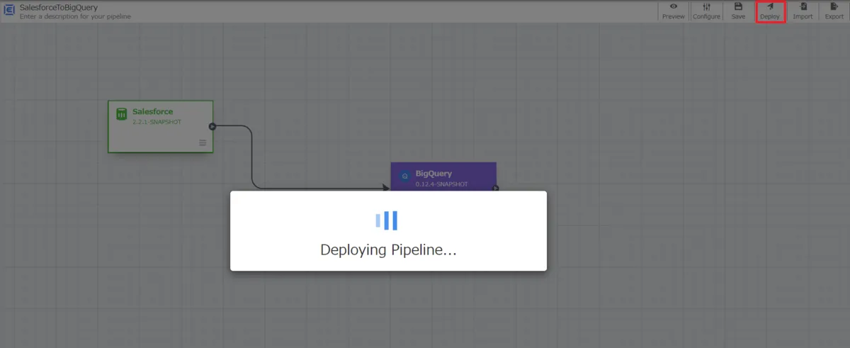 Deploy Cloud Data Fusion Pipeline