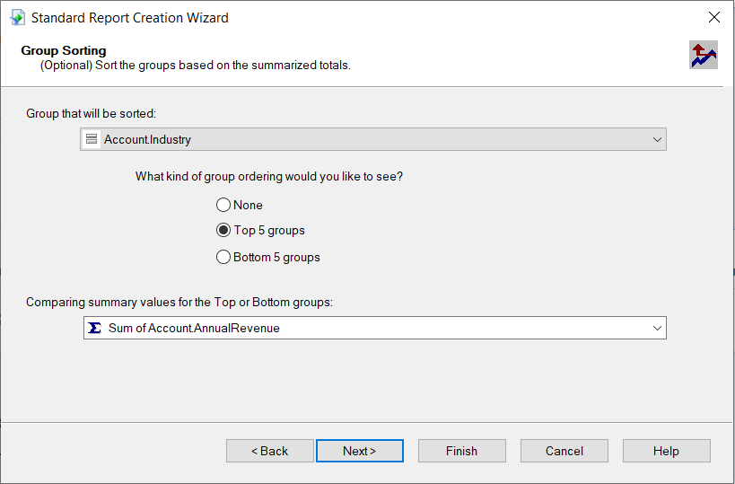 グループの並べ替え