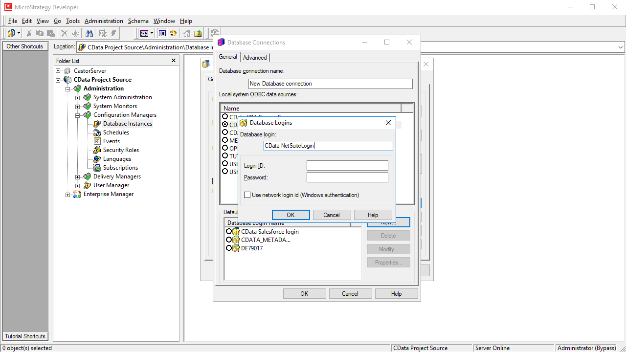 Query and results. (Dynamics CRM is shown.)