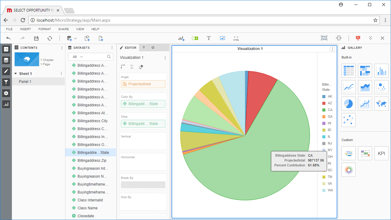 Visualize Airtable のデータ.