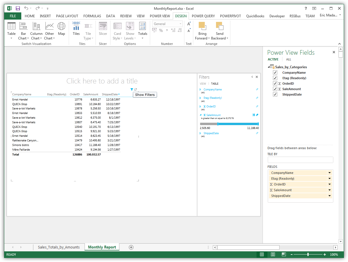 A table with a filter applied.(Salesforce is shown.)
